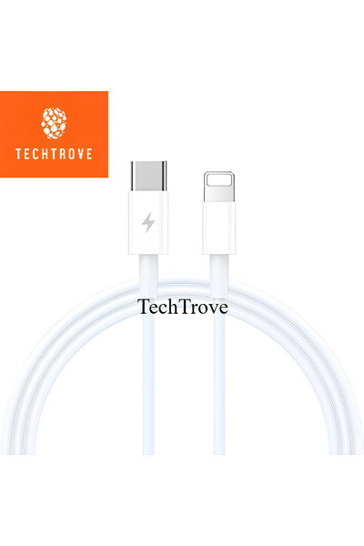 TechTrove Type C-lightning Uyumlu Şarj Kablosu 1 Metre Hızlı Şarj Özellikli