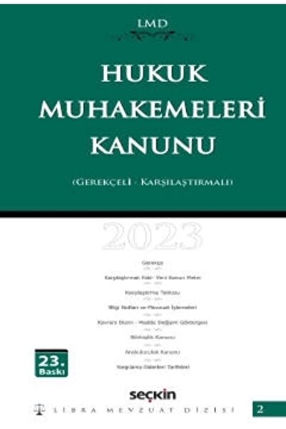 Seçkin Yayıncılık Hukuk Muhakemeleri Kanunu Lmd 2 2023 / Lmd Kanun