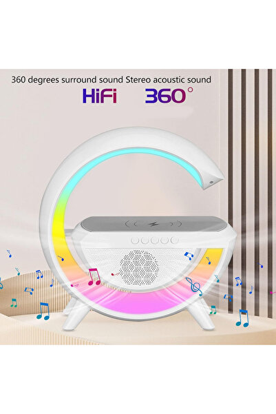 teknotrust Kablosuz Şarjlı Özellikli LED Işıklı Renkli Taşınabilir G Şeklinde Hoparlör Özellikleri Bluetooth