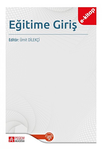 Eğitime Giriş (e-kitap)