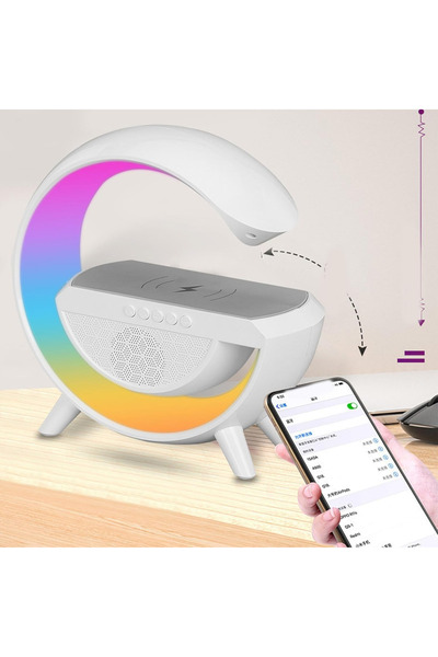 teknotrust Kablosuz Şarjlı Özellikli LED Işıklı Renkli Taşınabilir G Şeklinde Hoparlör Özellikleri Bluetooth
