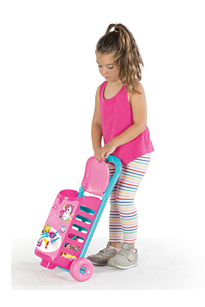 DOLU OYUNCAK Unicorn Çek Çek Araba Mutfak Seti