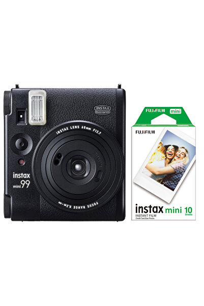 Fujifilm Instax Mini 99 Siyah Fotoğraf Makinesi ve 10'lu Film