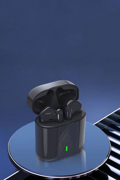 TrkTech Tws I12 Pro 3. Nesil Siyah Bluetooth Kulaklık A Kalite Hd Ses Performansı Bluetooth Versiyon 5.3