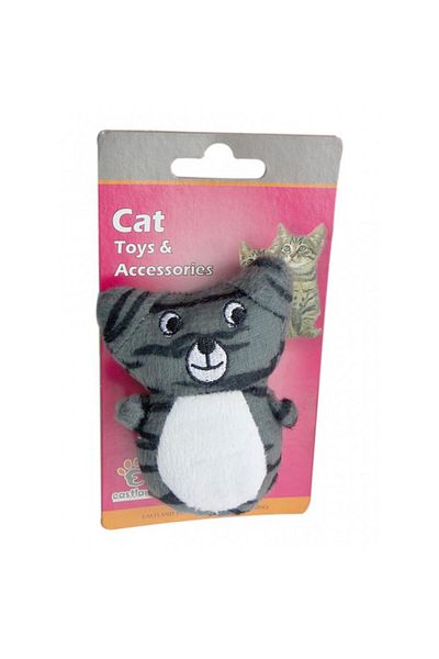 Eastland Tiger Cat Toy with Rustling Catnip