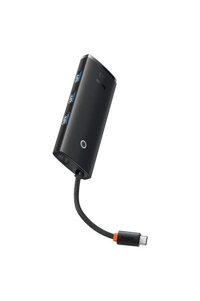 Baseus Lite Series 5 Portlu 100w Type-c Hub Adaptör Çoklayıcı Siyah