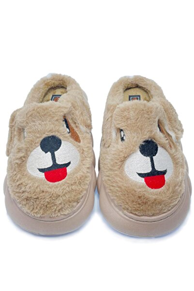 Kidx Bella Ab186 - Пантофи с животни, Сладки плюшени домашни пантофи за кучета, Норка