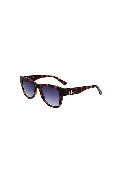 Karl Lagerfeld Kl 6088S 240 51 Unisex Square Gray Brown Bone Sunglasses