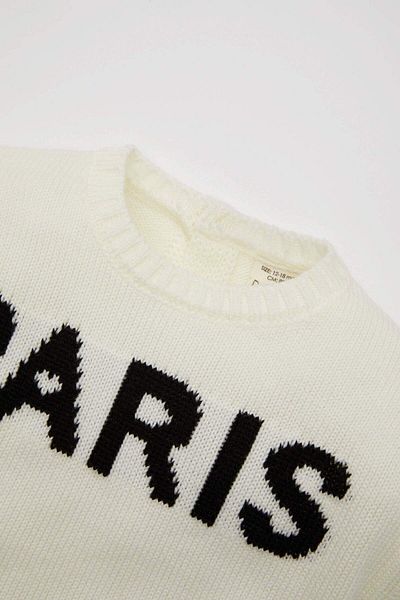 DeFacto Stone Colored Baby Girl Sweatshirt - C8089A5/Bg744
