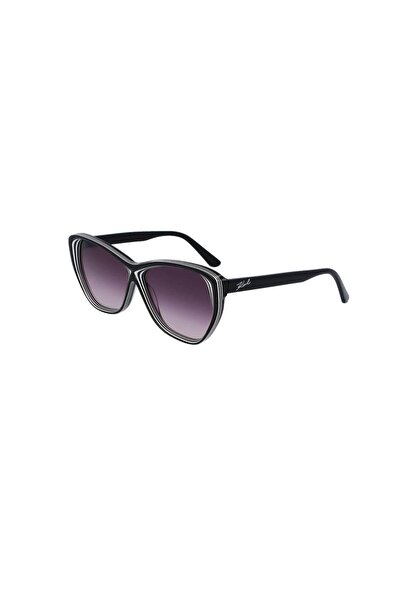 Karl Lagerfeld KL6103S 006 58 Kadın Cat Eye Siyah Kemik Güneş Gözlüğü