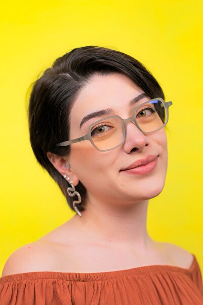 Focus On Arwen Matte Green Glasses with Blue Light Filter