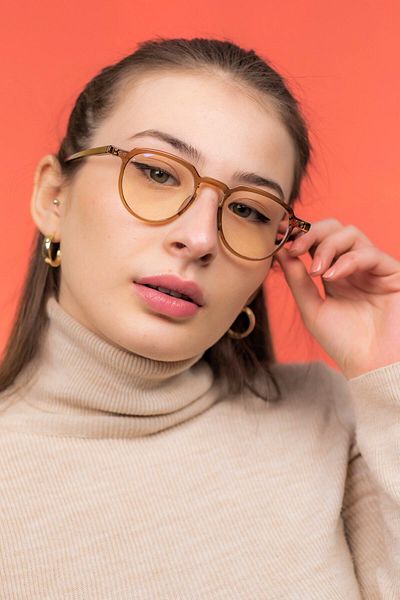 Focus On Wilson Cappucino Blue Light Filtered Screen Glasses