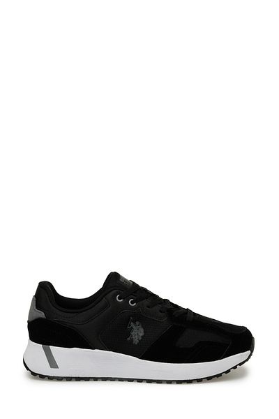 U.S. Polo Assn. US POLO ASSN.PETER SU 4FX ΜΑΥΡΟ ΓΚΡΙ COMFORT CASUAL ΚΑΘΗΜΕΡΙΝΑ ΑΘΛΗΤΙΚΑ ΠΑΠΟΥΤΣΙΑ