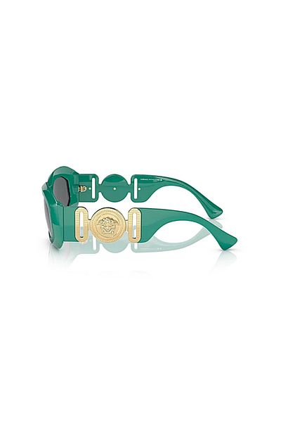 Versace And 4425u536487 54 Unisex Green Bone Sunglasses