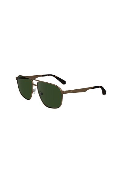 Calvin Klein Men's Square Rose Gold Metal Sunglasses - Jeans Ckj 24202s 704 59