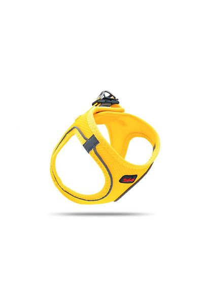 Tailpetz Medium Yellow Air-Mesh Harness - Dog Chest Collar