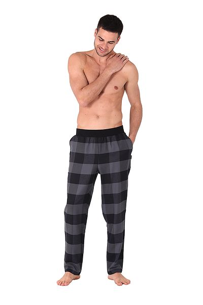 D'S Damat بنطلون أنثراسايت منقوش