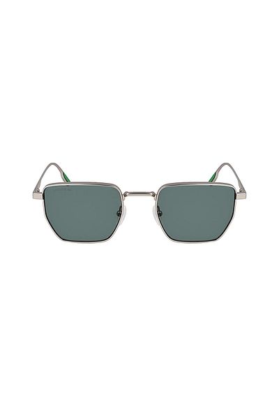 Lacoste L 260S 038 52 Men's Rectangular Matte Gray Metal Sunglasses