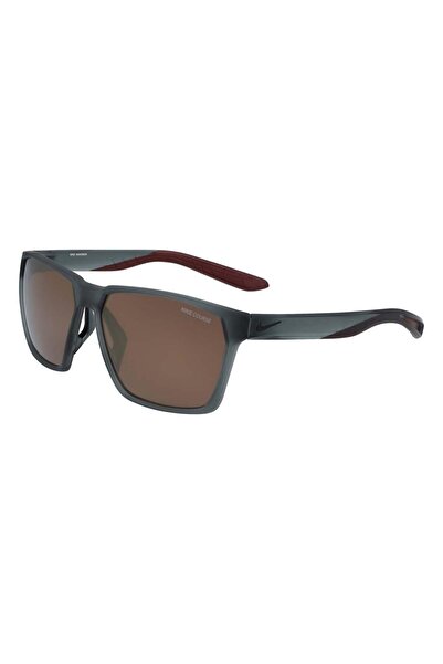 Nike Maverick E EV1096 065 59 Unisex Kare Şeffaf Mat Gri Güneş Gözlüğü
