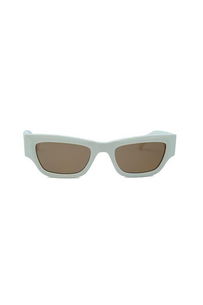 Karl Lagerfeld Kl 6141s 105 52 Women's Cat Eye White Bone Sunglasses