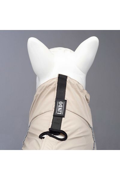 Lindodogs Lindo Dogs Quattro Sirius - Size Beige Dog Raincoat 2