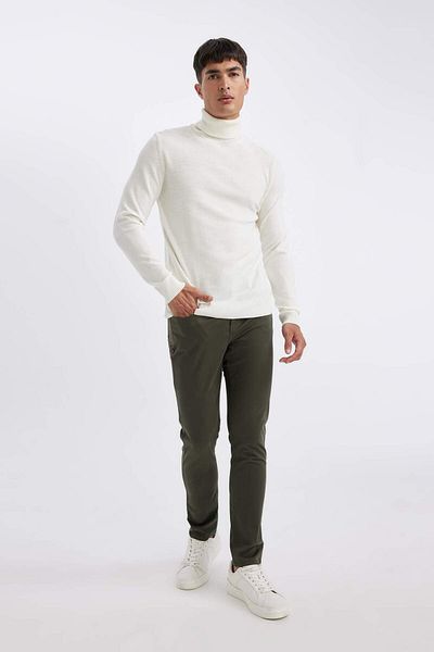 DeFacto Men's Sweater Ecru R1124Az/Er100