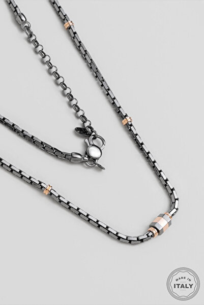 So CHIC... İtalyan 55 Cm Gümüş Erkek Zincir Kolye