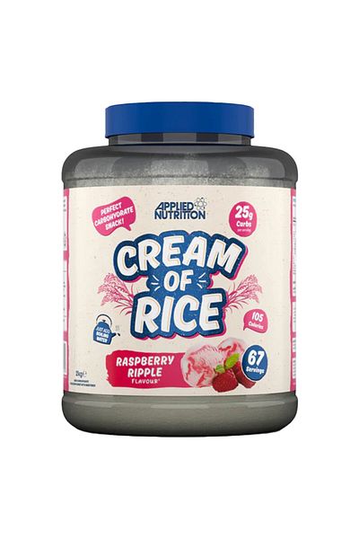 applied nutrition Cream Of Rice, Raspberry Ripple, 2 Kg, Source Of Energy For Breakfast & Snacks