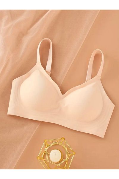 F.K Model 1241 Sutien cu burete detașabil tăiat cu laser, fără sârmă