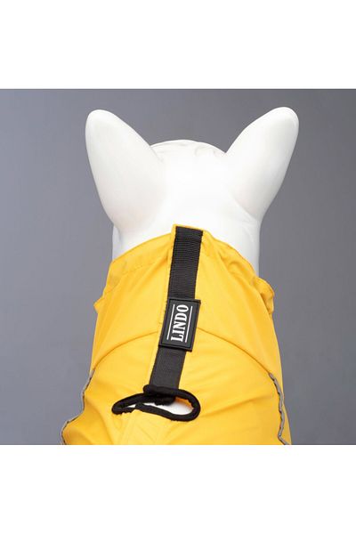 Lindodogs Lindo Dogs Quattro Vega - Yellow Size Dog Raincoat 1