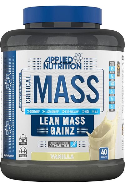 applied nutrition Critical Mass Lean Mass Gainz, Vanilla, 2.45 Kg