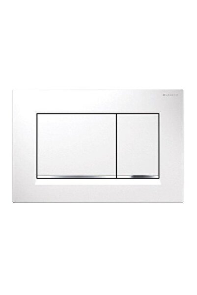 Geberit Sigma 30 Kumanda Kapağı - Çift Basmalı Beyazparlakbeyaz