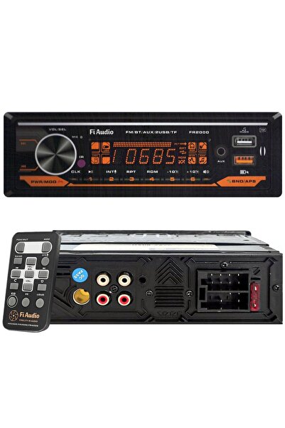 Genel Markalar Fİ AUDIO FR-2000 Oto Teyp 4X50 Watt Bluetooth CarLive 2xUsb Sd...