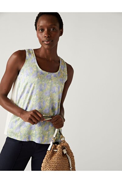 Marks & Spencer Regular Fit Desenli Bluz