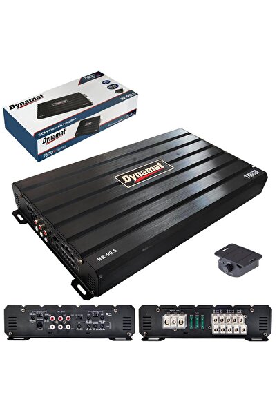 SH TICARET DYNAMAT RK-90.5 Oto Anfi Stereo 7500 Watt 5 Kanal Bass Kontrol