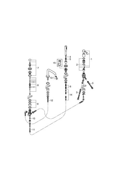 Grohe Baterie cada Grohe Essence 19578A01, 1/2 inch, montare pe cada, monocomanda, cartus ceramic, Grafit