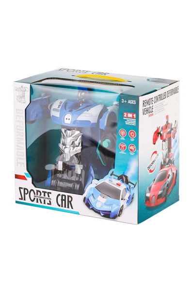 Genel Markalar 92D-11A-92D-1 Çok Fonksiyonlu Dönüşebilen Robot Araba -Karsan Oyuncak