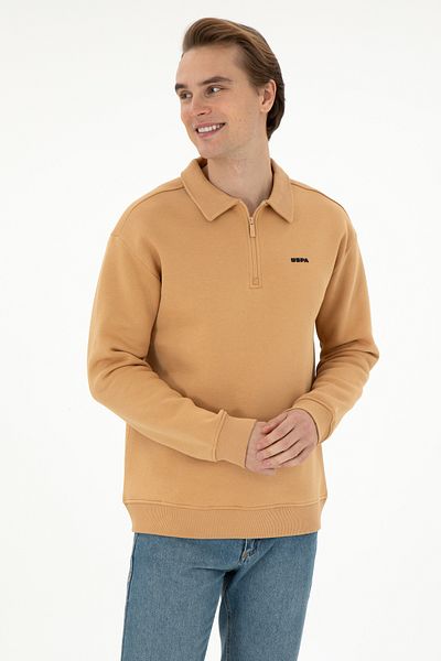 U.S. Polo Assn. سويت شيرت الجمل الأساسي للرجال 50298265 -VR015