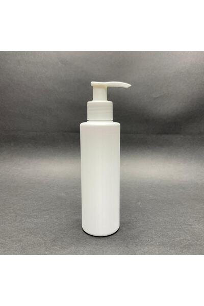 JUIWI 2li Set Beyaz Sert Plastik Kamp Seyehat Boş Pompalı Bulaşık Deterjanlık...