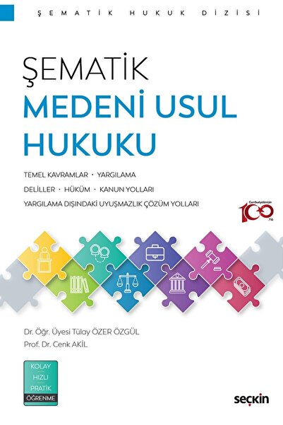 Seçkin Yayıncılık Şematik Medeni Usul Hukuku / Tülay Özer Özgül 9789750285691
