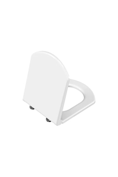 VitrA Valarte Klozet kapağı duroplast, üstten sıkmalı yavaş kapanır, metal me...