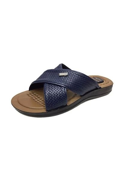 GEZER Orthopedic Soft Comfortable Sole Leather Model Indoor Guest Slippers Summer Slippers