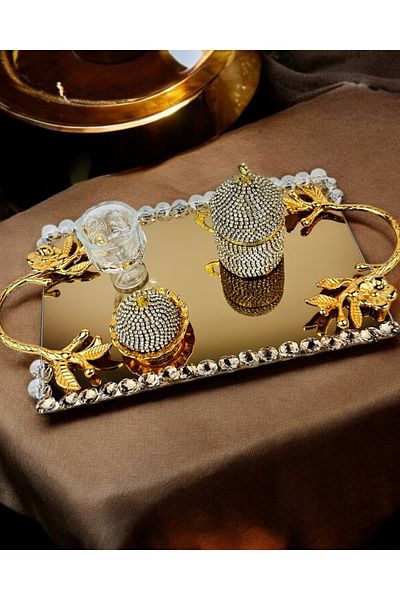 CyzHome Amour Promise Engagement Coffee Tray