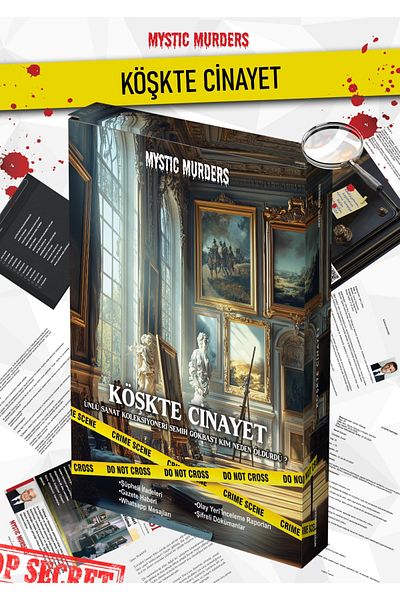 Planet Butik Detective Murder Solving Game - Collared Murder in the Corner