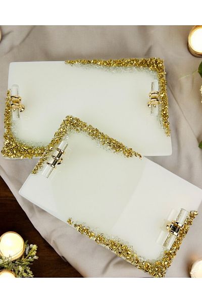 CyzHome Awe Decorative Promise Engagement Tray