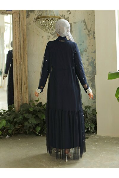 Modamorfo Διπλό μαργαριταρένιο κοστούμι Abaya