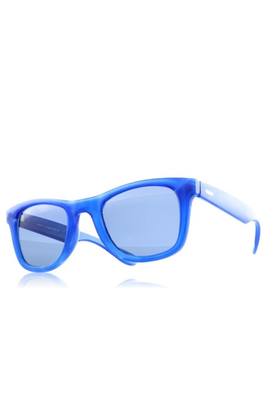 Lukka Lacivert Unisex Dikdörtgen UV400 Korumalı Güneş Gözlüğü