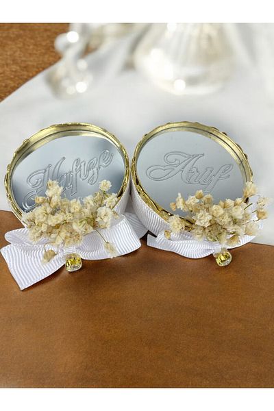 CyzHome Boreal Round Mirrored Ring Riser