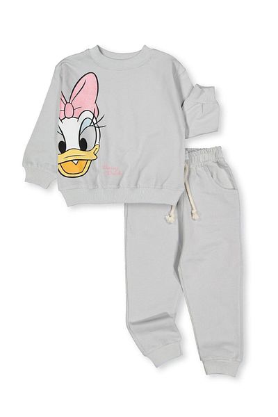 baby flamindo Baby Flamindo Printed 2 Threads Girl's Tracksuit Suit