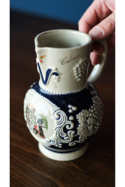 RETRO ANTİKA ANTİKA SERAMİK SÜRAHİ